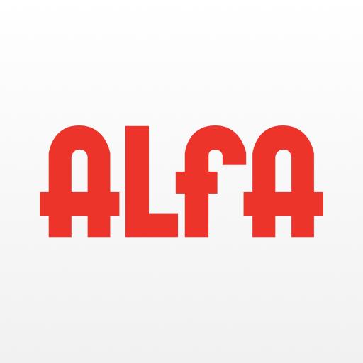 Логотип бренда “Страница бренда ALFA”