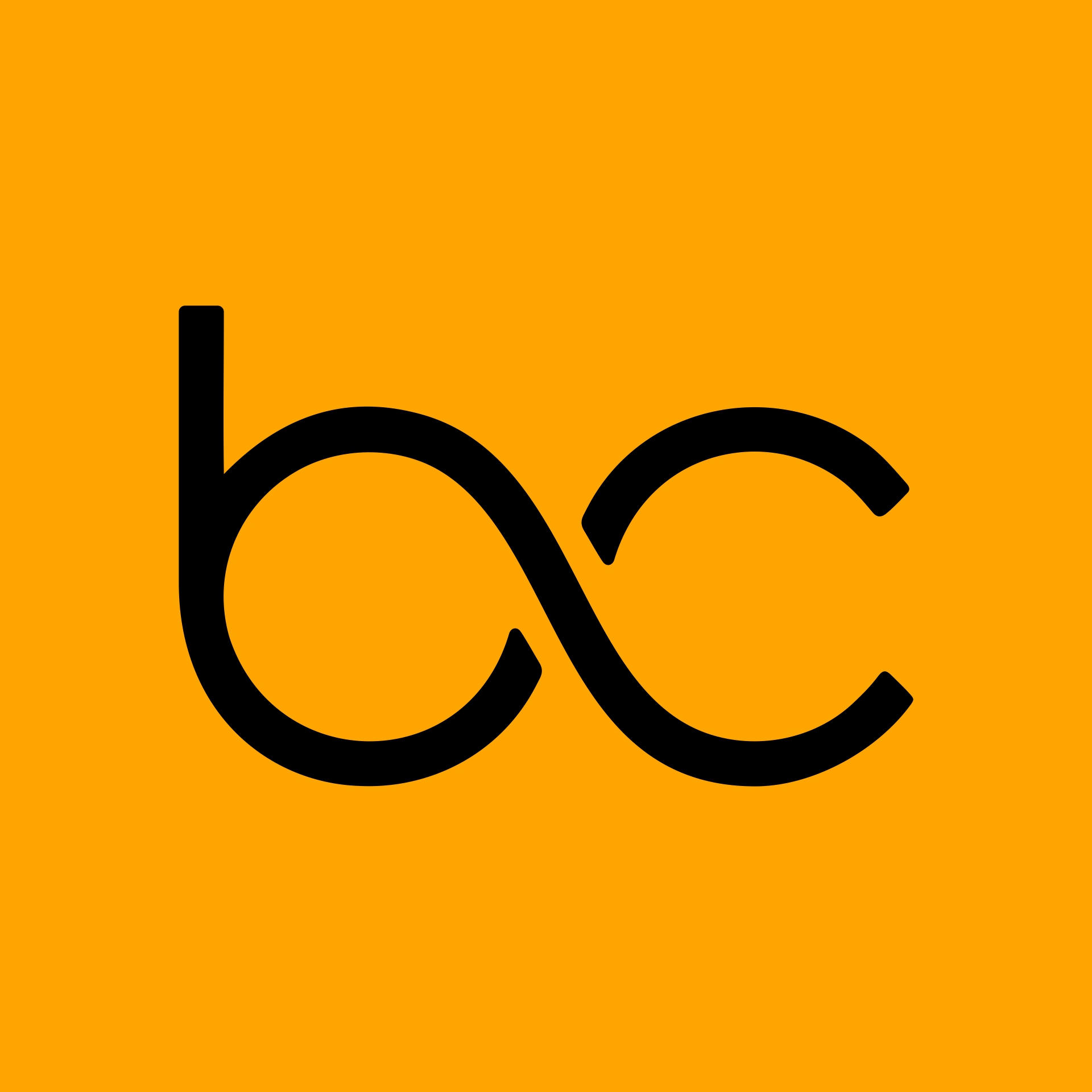 Логотип бренда “bcard - виртуальные и NFC визитки”