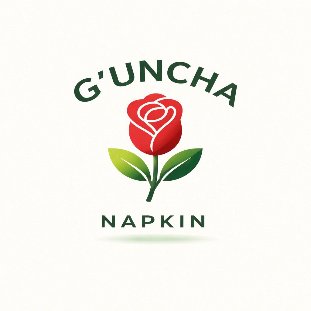 “G'UNCHA_NAPKIN” brend logotipi